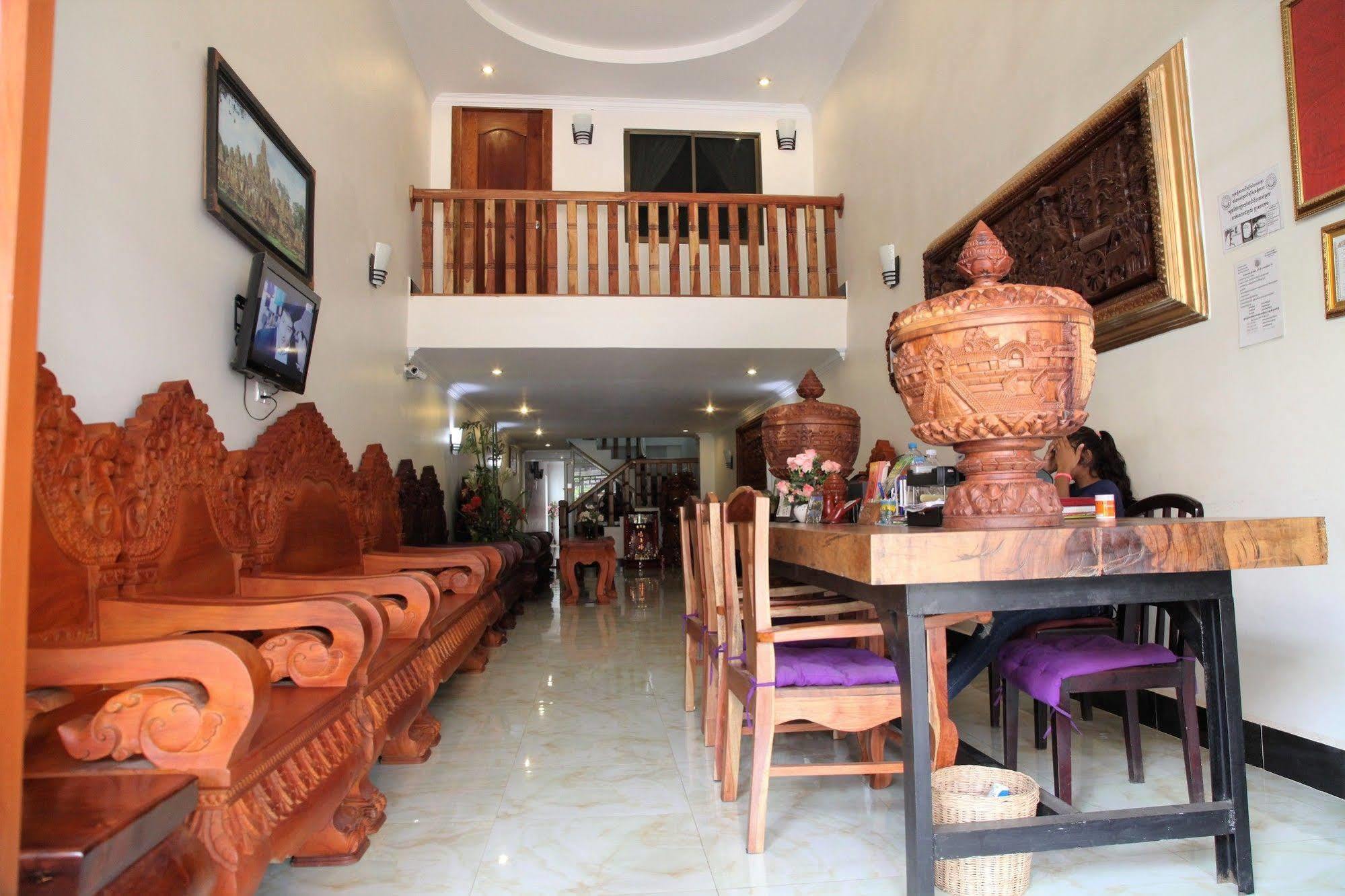 Angkor Udom Guesthouse Siem Reap Exterior foto